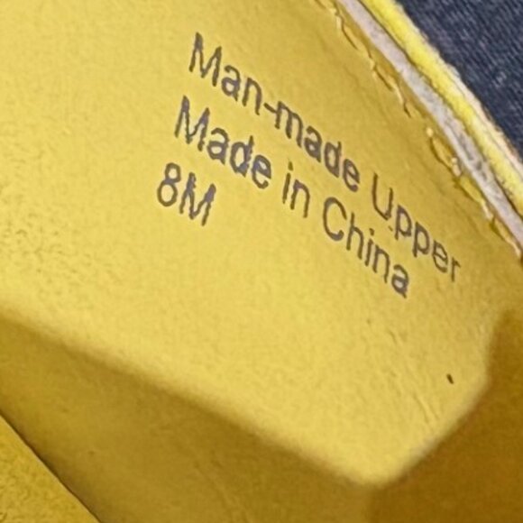 Betsey Johnson Polly Gold Glitter Mules Yellow size 8 - Picture 11 of 13